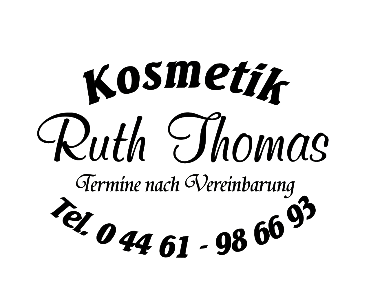 Logo Kosmetik Ruth Thomas